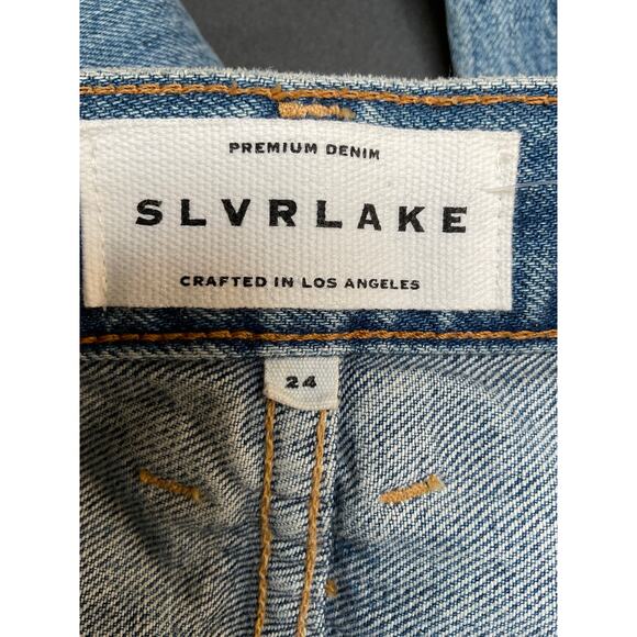 Slvrlake Charlotte High Rise Flare Leg Jeans Women's Size 24 - Picture 3 of 4